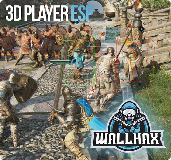 For Honor 3D ESP Hack Easily track your opponents locations in For Honor with this ESP cheat.