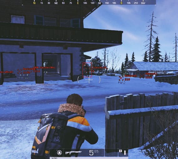 RoE Aimbot Cheat Screenshot Lock on to opponents in Ring of Elysium with our aimbot.