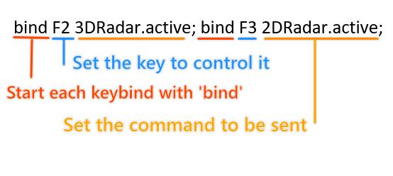 keybinds individual bind structure