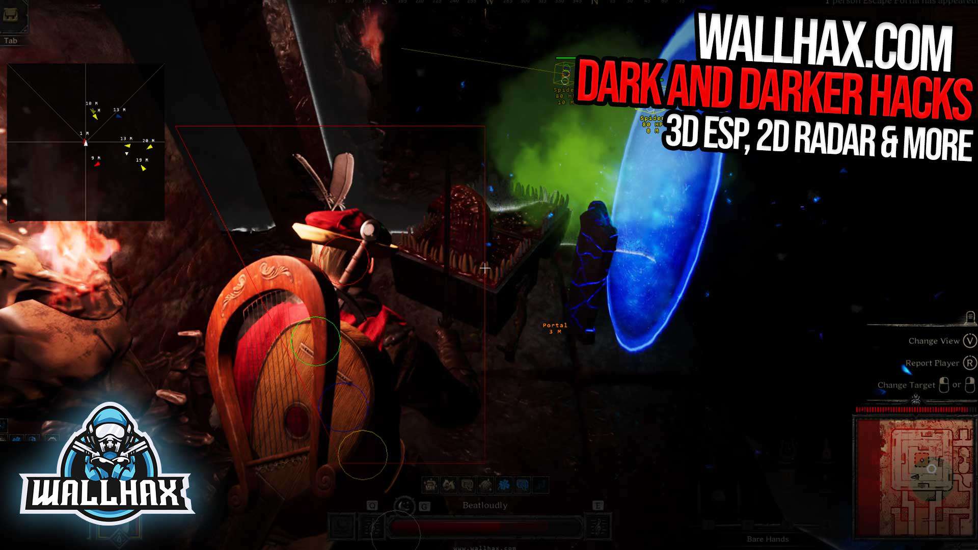 dark and darker portal esp monsters screenshot